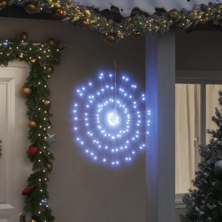Luces de Navidad de estrellas 4 uds 140 LED blanco frío 17 cm de vidaXL, Luces de Navidad - Ref: Foro24-356222, Precio: 22,13...