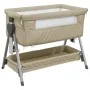 Cuna con colchón tela de lino gris taupe de vidaXL, Cunas y camas para niños - Ref: Foro24-10291, Precio: 142,34 €, Descuento: %
