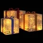Cajas de regalo Navidad iluminadas 3 uds 64 LEDs blanco cálido de vidaXL, Luces de Navidad - Ref: Foro24-356244, Precio: 30,0...