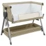 Cuna con colchón tela de lino gris taupe de vidaXL, Cunas y camas para niños - Ref: Foro24-10291, Precio: 142,34 €, Descuento: %