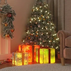 Illuminated Christmas gift boxes 3 pcs 64 warm white LEDs by vidaXL, Christmas lights - Ref: Foro24-356245, Price: 36,71 €, D...