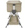Cuna con colchón tela de lino gris taupe de vidaXL, Cunas y camas para niños - Ref: Foro24-10291, Precio: 142,34 €, Descuento: %