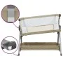 Cuna con colchón tela de lino gris taupe de vidaXL, Cunas y camas para niños - Ref: Foro24-10291, Precio: 142,34 €, Descuento: %