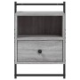 Mesitas de noche de pared 2 unidades gris Sonoma 40x30x61 cm de vidaXL, Mesitas de noche - Ref: Foro24-833440, Precio: 67,40 ...