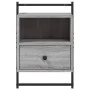 Mesitas de noche de pared 2 unidades gris Sonoma 40x30x61 cm de vidaXL, Mesitas de noche - Ref: Foro24-833440, Precio: 66,86 ...
