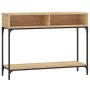 Mesa consola madera de ingeniería roble Sonoma 100x30,5x75 cm de vidaXL, Mesas auxiliares - Ref: Foro24-833389, Precio: 54,32...
