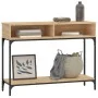 Mesa consola madera de ingeniería roble Sonoma 100x30,5x75 cm de vidaXL, Mesas auxiliares - Ref: Foro24-833389, Precio: 54,32...