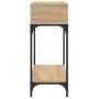 Mesa consola madera de ingeniería roble Sonoma 100x30,5x75 cm de vidaXL, Mesas auxiliares - Ref: Foro24-833389, Precio: 54,78...