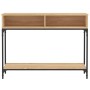 Mesa consola madera de ingeniería roble Sonoma 100x30,5x75 cm de vidaXL, Mesas auxiliares - Ref: Foro24-833389, Precio: 54,78...