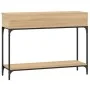 Mesa consola madera de ingeniería roble Sonoma 100x30,5x75 cm de vidaXL, Mesas auxiliares - Ref: Foro24-833389, Precio: 54,32...