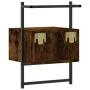Wall bedside tables 2 units smoked oak 35x30x51 cm by vidaXL, Nightstands - Ref: Foro24-833448, Price: 47,32 €, Discount: %