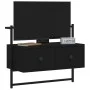 Mueble de TV de pared madera ingeniería negro 60,5x30x51 cm de vidaXL, Muebles TV - Ref: Foro24-833453, Precio: 29,66 €, Desc...
