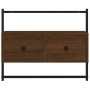 Mueble TV de pared madera ingeniería marrón roble 60,5x30x51 cm de vidaXL, Muebles TV - Ref: Foro24-833457, Precio: 35,01 €, ...