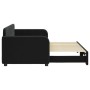 Sofá cama nido terciopelo negro 80x200 cm de vidaXL, Camas y somieres - Ref: Foro24-3196926, Precio: 252,14 €, Descuento: %