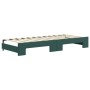 Sofá cama nido terciopelo verde oscuro 80x200 cm de vidaXL, Camas y somieres - Ref: Foro24-3196924, Precio: 252,56 €, Descuen...
