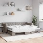 Sofá cama nido tela gris taupe 90x200 cm de vidaXL, Camas y somieres - Ref: Foro24-3197429, Precio: 250,25 €, Descuento: %