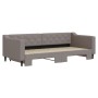 Sofá cama nido tela gris taupe 90x200 cm de vidaXL, Camas y somieres - Ref: Foro24-3197429, Precio: 250,25 €, Descuento: %