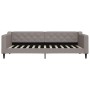 Sofá cama nido tela gris taupe 90x200 cm de vidaXL, Camas y somieres - Ref: Foro24-3197429, Precio: 250,25 €, Descuento: %