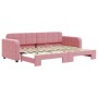 Sofá cama nido terciopelo rosa 80x200 cm de vidaXL, Camas y somieres - Ref: Foro24-3196925, Precio: 255,90 €, Descuento: %