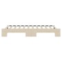 Sofá cama nido tela crema 100x200 cm de vidaXL, Camas y somieres - Ref: Foro24-3197435, Precio: 262,76 €, Descuento: %