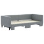 Sofá cama nido tela gris claro 90x200 cm de vidaXL, Camas y somieres - Ref: Foro24-3196578, Precio: 233,78 €, Descuento: %