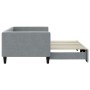 Sofá cama nido tela gris claro 90x200 cm de vidaXL, Camas y somieres - Ref: Foro24-3196578, Precio: 233,78 €, Descuento: %