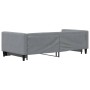 Sofá cama nido tela gris claro 90x200 cm de vidaXL, Camas y somieres - Ref: Foro24-3196578, Precio: 233,78 €, Descuento: %