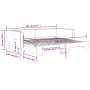 Sofá cama nido tela gris claro 90x200 cm de vidaXL, Camas y somieres - Ref: Foro24-3196578, Precio: 233,78 €, Descuento: %