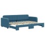 Sofá cama nido terciopelo azul 80x200 cm de vidaXL, Camas y somieres - Ref: Foro24-3196921, Precio: 249,88 €, Descuento: %