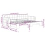 Sofá cama nido terciopelo azul 80x200 cm de vidaXL, Camas y somieres - Ref: Foro24-3196921, Precio: 249,88 €, Descuento: %
