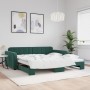 Sofá cama nido terciopelo verde oscuro 100x200 cm de vidaXL, Camas y somieres - Ref: Foro24-3196938, Precio: 262,86 €, Descue...