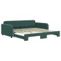 Sofá cama nido terciopelo verde oscuro 100x200 cm de vidaXL, Camas y somieres - Ref: Foro24-3196938, Precio: 262,86 €, Descue...