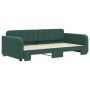 Sofá cama nido terciopelo verde oscuro 100x200 cm de vidaXL, Camas y somieres - Ref: Foro24-3196938, Precio: 262,86 €, Descue...