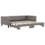 Sofá cama nido tela gris taupe 100x200 cm de vidaXL, Camas y somieres - Ref: Foro24-3196586, Precio: 261,37 €, Descuento: %