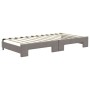 Sofá cama nido tela gris taupe 100x200 cm de vidaXL, Camas y somieres - Ref: Foro24-3196586, Precio: 261,37 €, Descuento: %