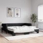 Sofá cama nido tela negro 100x200 cm de vidaXL, Camas y somieres - Ref: Foro24-3196585, Precio: 260,63 €, Descuento: %