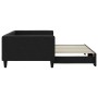 Sofá cama nido tela negro 100x200 cm de vidaXL, Camas y somieres - Ref: Foro24-3196585, Precio: 260,63 €, Descuento: %