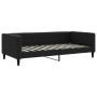 Sofá cama nido tela negro 100x200 cm de vidaXL, Camas y somieres - Ref: Foro24-3196585, Precio: 260,63 €, Descuento: %