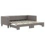 Sofá cama nido tela gris taupe 90x200 cm de vidaXL, Camas y somieres - Ref: Foro24-3196581, Precio: 248,51 €, Descuento: %
