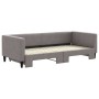 Sofá cama nido tela gris taupe 90x200 cm de vidaXL, Camas y somieres - Ref: Foro24-3196581, Precio: 248,51 €, Descuento: %