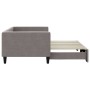 Sofá cama nido tela gris taupe 90x200 cm de vidaXL, Camas y somieres - Ref: Foro24-3196581, Precio: 248,51 €, Descuento: %