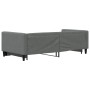 Sofá cama nido tela gris oscuro 90x200 cm de vidaXL, Camas y somieres - Ref: Foro24-3196579, Precio: 234,03 €, Descuento: %