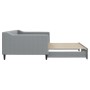 Sofá cama nido tela gris claro 100x200 cm de vidaXL, Camas y somieres - Ref: Foro24-3197431, Precio: 265,58 €, Descuento: %
