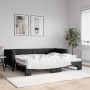 Sofá cama nido tela negro 90x200 cm de vidaXL, Camas y somieres - Ref: Foro24-3196580, Precio: 216,57 €, Descuento: %
