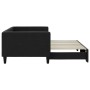 Sofá cama nido tela negro 90x200 cm de vidaXL, Camas y somieres - Ref: Foro24-3196580, Precio: 216,57 €, Descuento: %