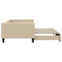 Sofá cama nido tela crema 100x200 cm de vidaXL, Camas y somieres - Ref: Foro24-3196587, Precio: 257,15 €, Descuento: %