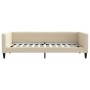 Sofá cama nido tela crema 100x200 cm de vidaXL, Camas y somieres - Ref: Foro24-3196587, Precio: 257,15 €, Descuento: %
