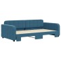 Sofá cama nido terciopelo azul 100x200 cm de vidaXL, Camas y somieres - Ref: Foro24-3196935, Precio: 264,76 €, Descuento: %