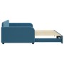 Sofá cama nido terciopelo azul 100x200 cm de vidaXL, Camas y somieres - Ref: Foro24-3196935, Precio: 264,76 €, Descuento: %