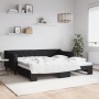 Sofá cama nido tela negro 100x200 cm de vidaXL, Camas y somieres - Ref: Foro24-3197433, Precio: 262,98 €, Descuento: %